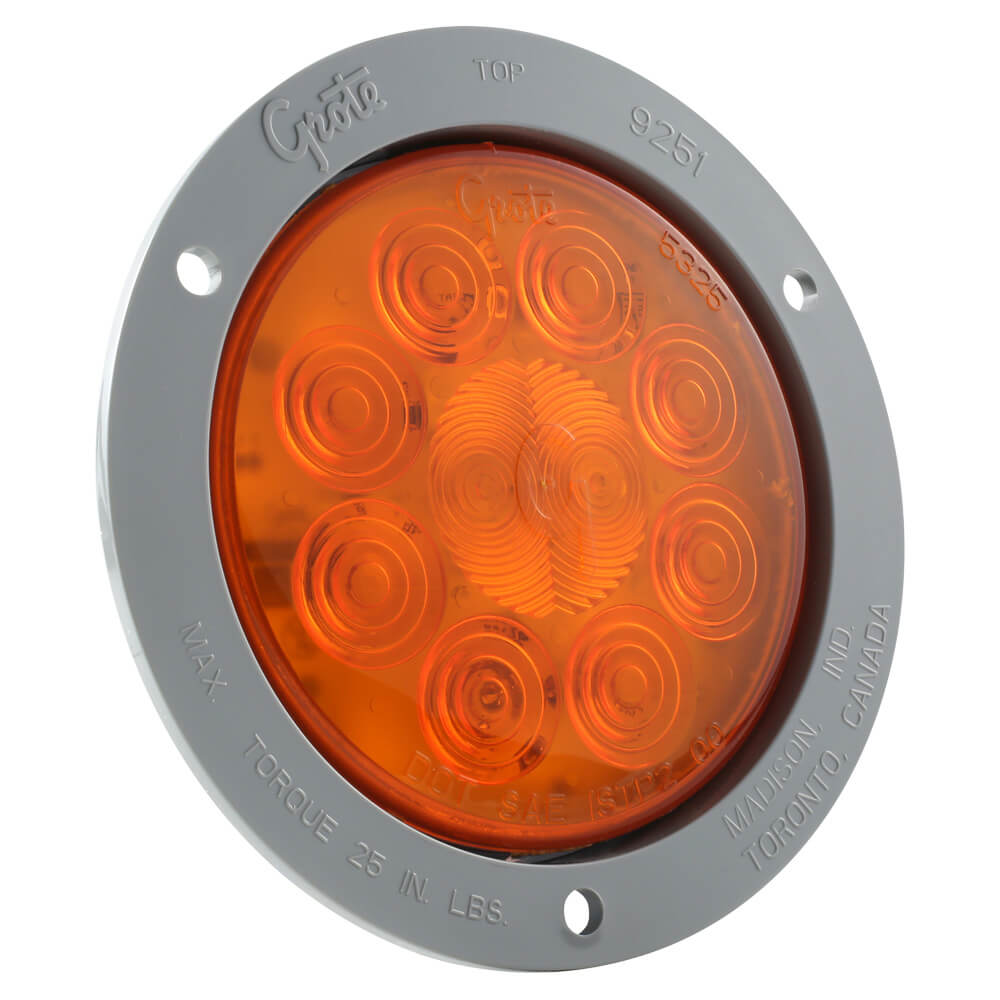 53252 4" 10Diode Pattern LED Stop Tail Turn Light