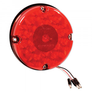 Red 7" LED Stop Tail Turn Light with Reflex