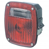 led stop tail turn light wth license window