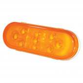 Amber 9-Diode Oval LED Stop Tail Turn Light thumbnail