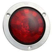 SuperNova® 4" NexGen™ LED Stop Tail Turn Lights, Stainless Steel Flange, Male Pin
