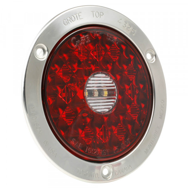 55202 - 4" Round LED Stop Tail Turn with Back-up