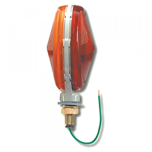 thin line double face light single contact red amber