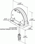 Grote product drawing - 56180-5 - LED Stop Tail Turn Light thumbnail