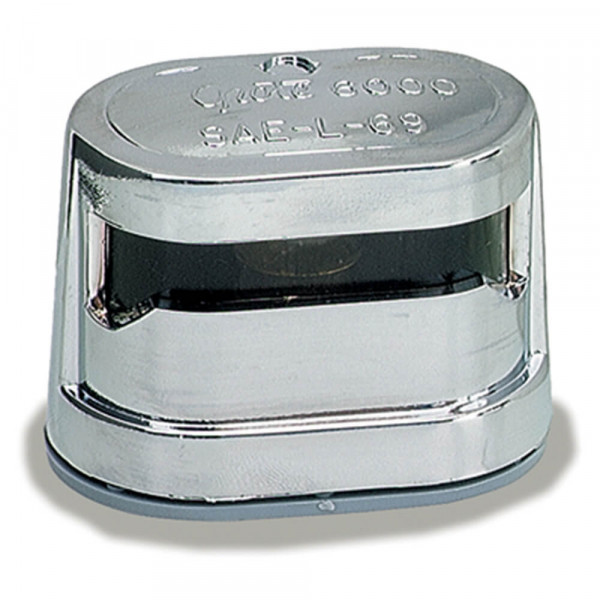 resealable license light triple chrome