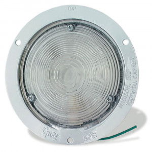 shallow die cast utility light clear