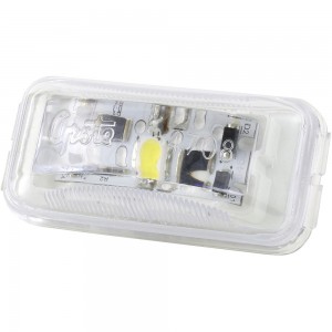 small rectangular led utility light clear