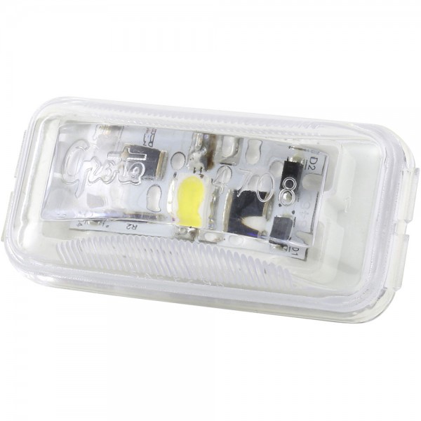 luz led de uso general rectangular pequeña transparente