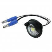 Clear LED License Light With Hooded Grommet.