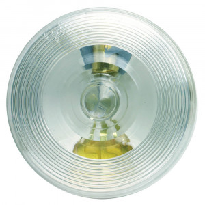 torsion mount ii round dome light male pin clear