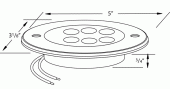 drawing of LED Compartment Light vignette