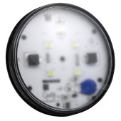 LED WhiteLight™ 4" Dome Lights, Male Pin, 12V