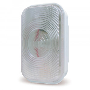 rectangular dual system backup light female clear