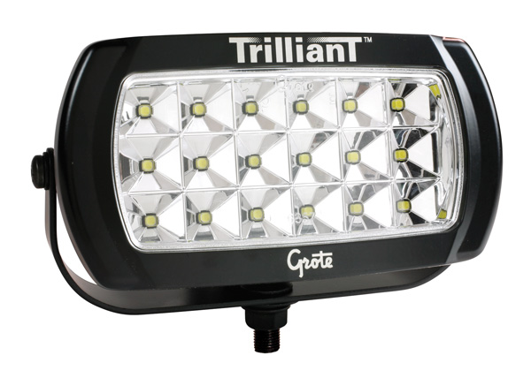 Trilliant® LED Wide Flood Work Light With Reflector.