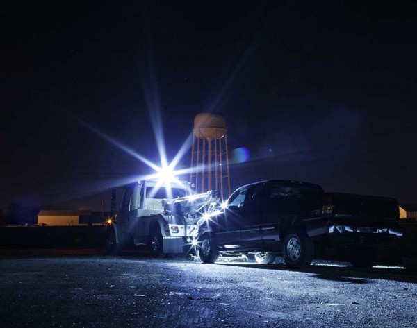 Feux à DEL Grote sur camion de remorquage