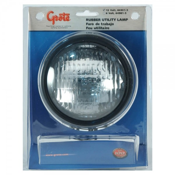 Par 36 Utility Light Rubber Incandescent Tractor