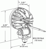 Grote product drawing - Pendant Mound LED Light thumbnail