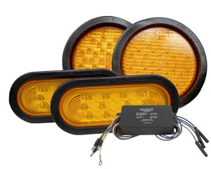 LED Strobe Light Kit with 4 LED Lights