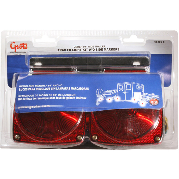 trailer lighting kit red retail