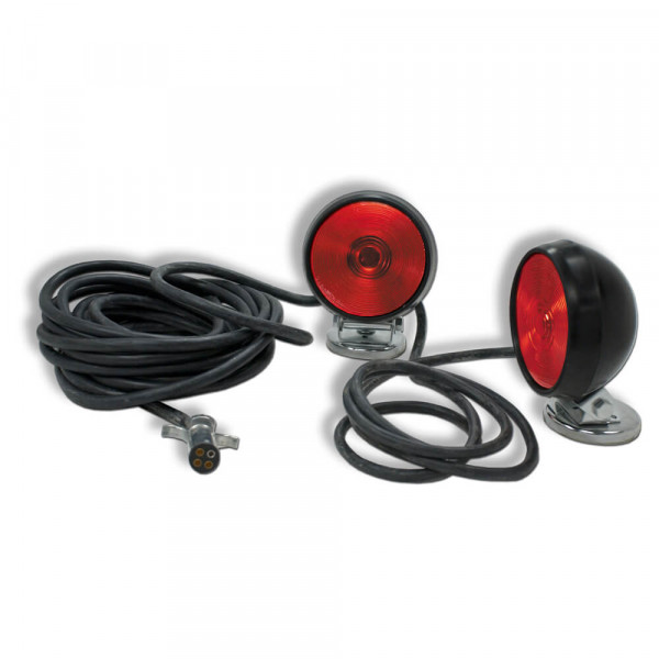 heavy duty magnetic towing kit red
