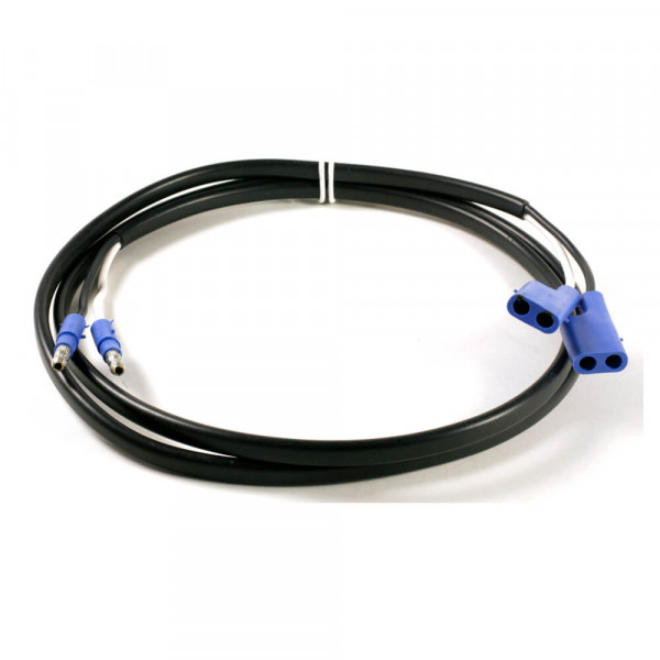 Zwei schmale Stecker und zwei Doppelbuchsen, Jumper für Markierungsleuchte, 4 7" (55")