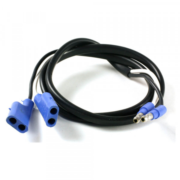 Zwei schmale Stecker und zwei Doppelbuchsen, Jumper für Markierungsleuchte, 2' 6" (30")