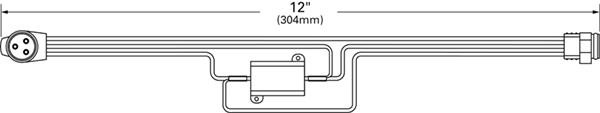 Male Pin,Straight Male Pin Line Drawing