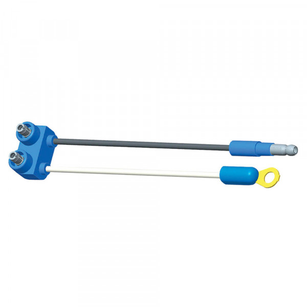 Connecteur pour feu d'encombrement scellée économique, Joint unique, Longueur 6 po, Mise à la terre de carrosserie, Mince 0,180 mâle