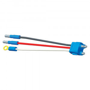 Dreiadriges Kabel für Bremslichter/Schlussleuchten/Blinker mit Plug-in-Anschlussdraht für Leuchten mit Buchse, Länge: 6", Fahrgestell-Erdung, 0,180-Flachstecker