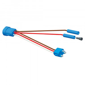 Adaptateur connecteur, Adaptateur, Broche femelle à femelle, (2) Prises .180 standard supplémentaires