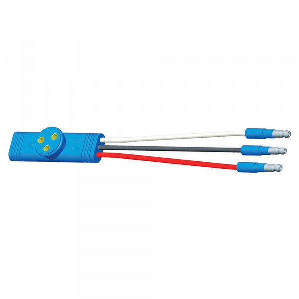 Sentry Light Pigtail, 6" Long, Ground Return, Slim-Line .180 Male