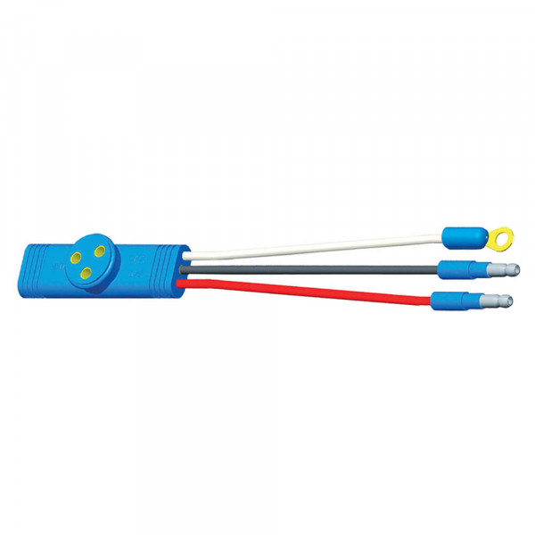 Sentry Light Pigtail, 6" Long, Chassis Ground, Slim-Line .180 Male