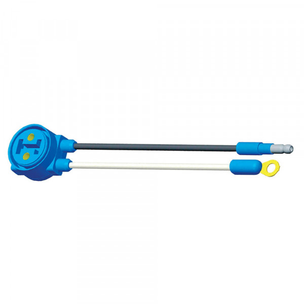 Double-Seal Lamp Pigtail, 6" Long, Chassis Ground