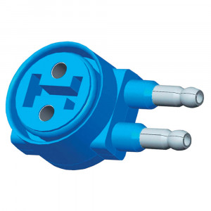 Conector flexible de doble sellado para luz Turtleback® II, Dos cables, macho estándar de .180