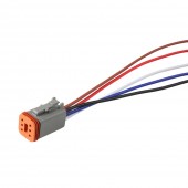 6-wire DT-style connector for LED Combination Headlamps