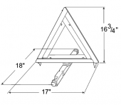 Grote product drawing - Warning & Hazard Triangle Kit thumbnail
