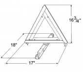 Grote product drawing - Warning & Hazard Triangle Kit vignette