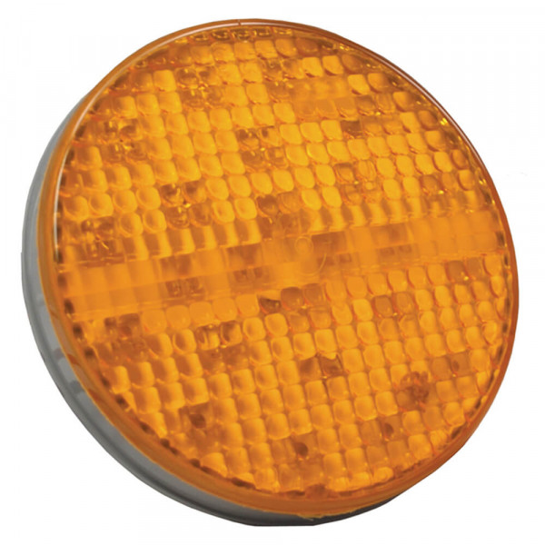 Luces LED estroboscópicas, 4", Amarillo
