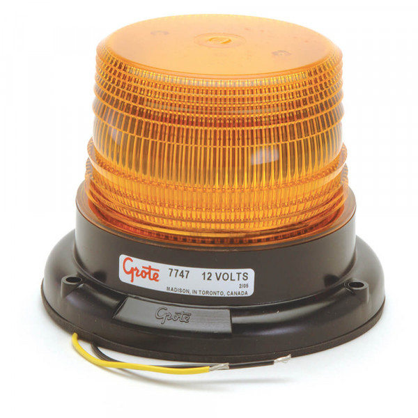 LED Mighty Mini Amber Warning Strobe Light.