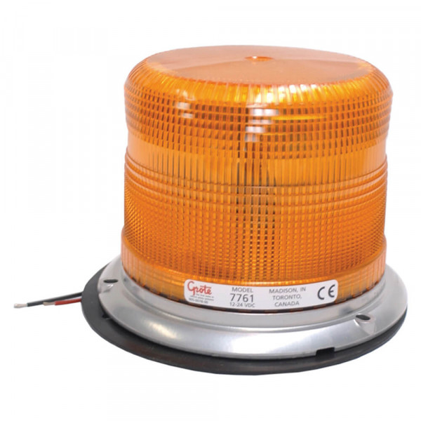 77613 Medium Profile HeavyDuty Strobe Light, Class I, Amber