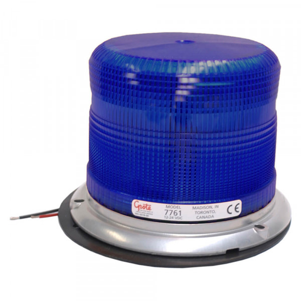 77615 Medium Profile HeavyDuty Strobe Light, Class I, Blue