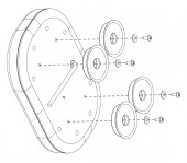 drawing of magnetic mount led light bar Miniaturbild