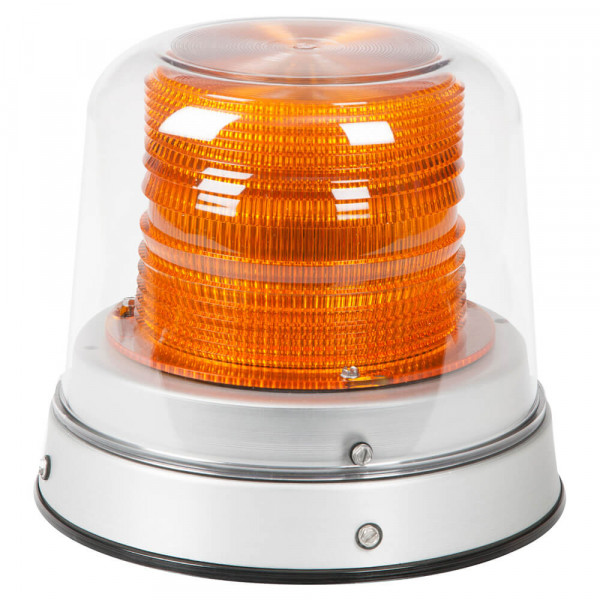 Amber LED Beacon with Clear Dome