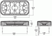 drawing of grote LED Mini Light Bar Miniaturbild