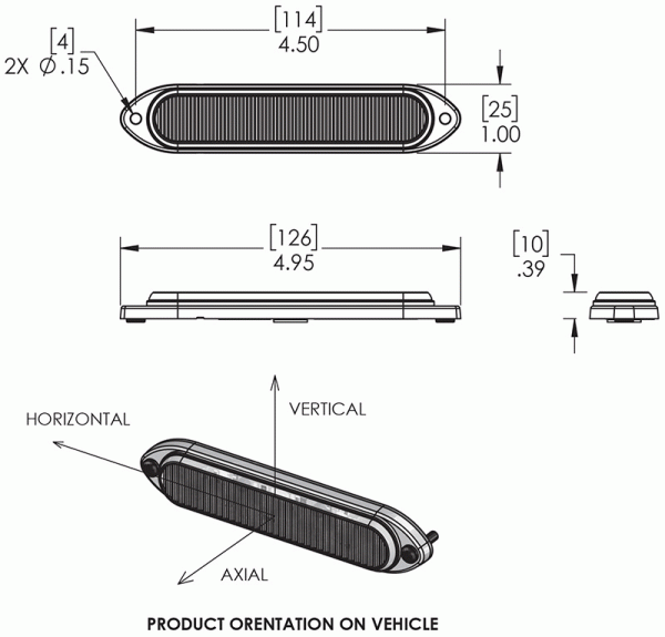 drawing of directional warning light