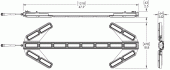 drawing of Large LED Traffic Director with Arrows thumbnail