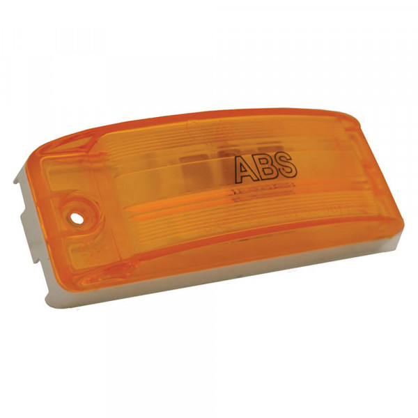 Sealed Turtleback® II Clearance Marker Light, ABS, Optic Lens, Amber