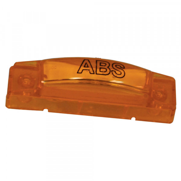 supernova thin line led clearance marker light abs yellow