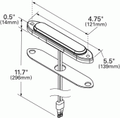 Auxiliary Strobe and Stop 78462-3 Line Drawing thumbnail