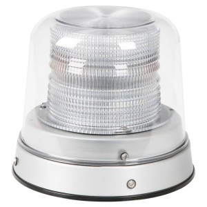 LED Beacon with clear dome